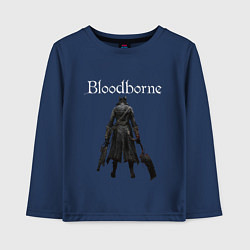 Лонгслив хлопковый детский Bloodborne, цвет: тёмно-синий