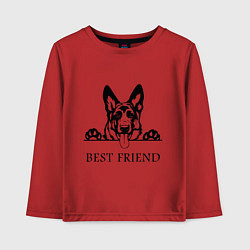 Детский лонгслив ОВЧАРКА BEST FRIEND Z