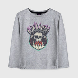 Лонгслив хлопковый детский Орксий Waaagh, цвет: меланж