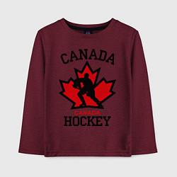 Детский лонгслив Canada Hockey