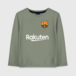 Лонгслив хлопковый детский BARCELONA, цвет: авокадо