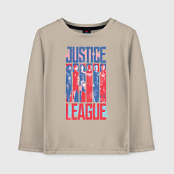 Детский лонгслив Justice League