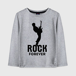 Детский лонгслив Rock forever