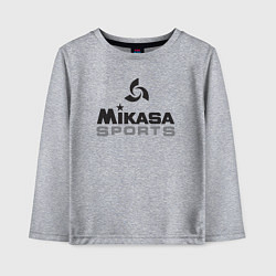 Лонгслив хлопковый детский MIKASA SPORTS, цвет: меланж