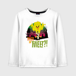 Детский лонгслив Twick Or Tweet?!