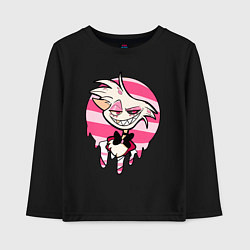 Лонгслив хлопковый детский ОТЕЛЬ ХАЗБИН, цвет: черный