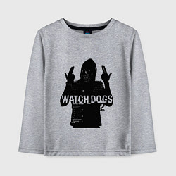 Лонгслив хлопковый детский Watch dogs 2 Z, цвет: меланж