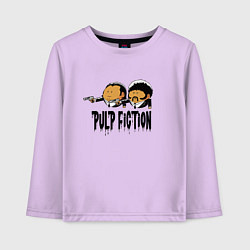 Лонгслив хлопковый детский Pulp fiction, цвет: лаванда