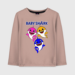 Детский лонгслив Baby Shark