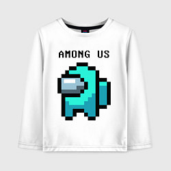 Детский лонгслив AMONG US - PIXEL