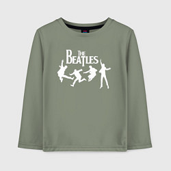 Лонгслив хлопковый детский The Beatles, цвет: авокадо