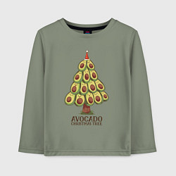 Детский лонгслив Avocado Christmas Tree