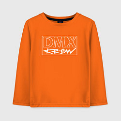 Лонгслив хлопковый детский DMX Logo Z, цвет: оранжевый