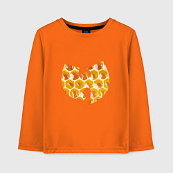 Лонгслив хлопковый детский Wu-Tang Honey, цвет: оранжевый