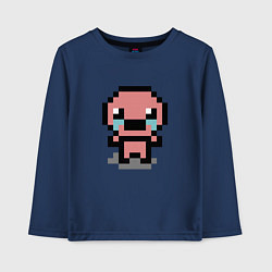 Лонгслив хлопковый детский Pixel isaac, цвет: тёмно-синий