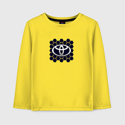 Лонгслив хлопковый детский Toyota - Honeycomb, цвет: желтый