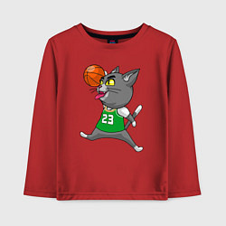 Детский лонгслив Jordan Cat