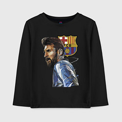 Детский лонгслив Lionel Messi Barcelona Argentina Striker