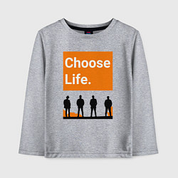 Детский лонгслив Choose Life