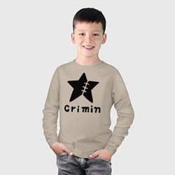 Лонгслив хлопковый детский Crimin бренд One Piece, цвет: миндальный — фото 2