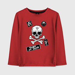 Лонгслив хлопковый детский Как у КНЯZZя Король и Шут, цвет: красный