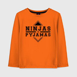 Детский лонгслив Ninjas In Pyjamas