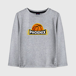 Лонгслив хлопковый детский Phoenix Basketball, цвет: меланж
