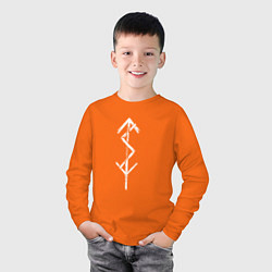 Лонгслив хлопковый детский ТЕЙВАЗ ТИВАЗ TIWAZ Z, цвет: оранжевый — фото 2