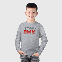 Лонгслив хлопковый детский Peace DMX, цвет: меланж — фото 2