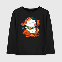 Детский лонгслив Кот изобилия
