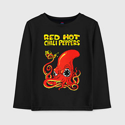 Лонгслив хлопковый детский RED HOT CHILI PEPPERS, цвет: черный