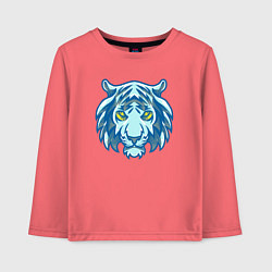 Лонгслив хлопковый детский Night Tiger, цвет: коралловый