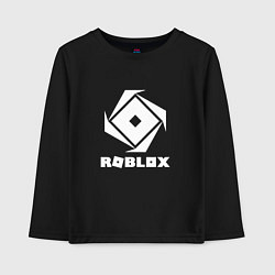 Детский лонгслив ROBLOX WHITE LOGO