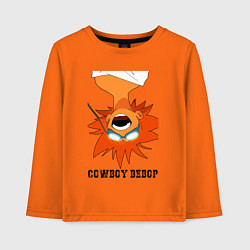 Лонгслив хлопковый детский Edward Net, цвет: оранжевый