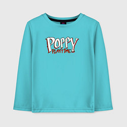 Детский лонгслив Poppy Playtime Logo
