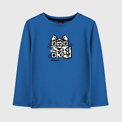 Детский лонгслив QR-коте