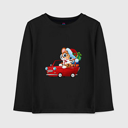 Детский лонгслив Новогодняя бибика