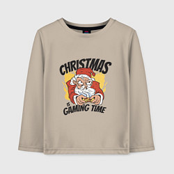 Детский лонгслив Gaming Santa