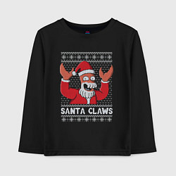 Детский лонгслив ЗОЙДБЕРГ КЛАУС, SANTA CLAWS ФУТУРАМА