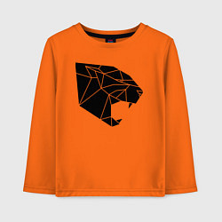 Лонгслив хлопковый детский Triangle pantera, цвет: оранжевый