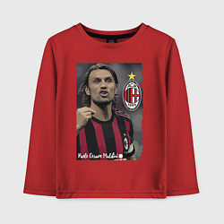 Детский лонгслив Paolo Cesare Maldini - Milan, captain