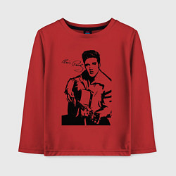 Лонгслив хлопковый детский Elvis, цвет: красный