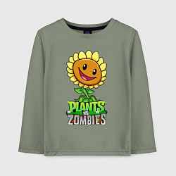 Детский лонгслив Plants vs Zombies Подсолнух