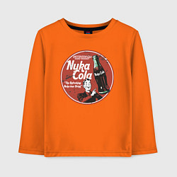 Лонгслив хлопковый детский Nuka Cola Ice Cold Retro, цвет: оранжевый