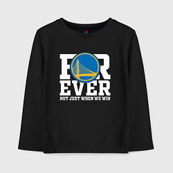 Детский лонгслив Golden State Warriors FOREVER NOT JUST WHEN WE WIN