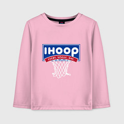 Детский лонгслив I Hoop