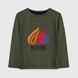 Детский лонгслив Russia Welcome