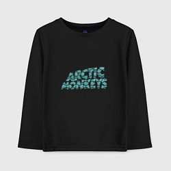 Детский лонгслив Надпись Arctic Monkeys