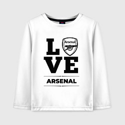 Детский лонгслив Arsenal Love Классика