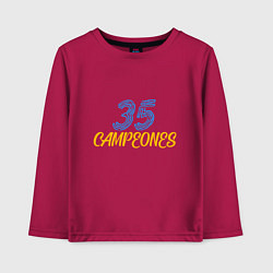 Детский лонгслив 35 Champions